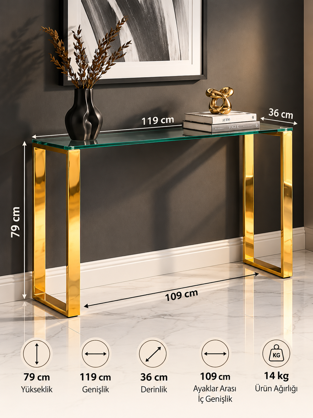 Gold cam dresuar – ölçüler